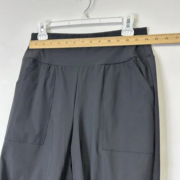 NEW Halara High Waisted Pocket Long Casual Shorts Women’s Size Medium Black - Picture 4 of 9